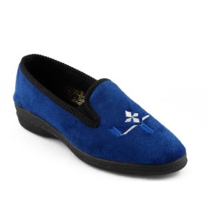 Dames Pantoffel Blauw Patrizia