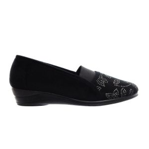 Dames Pantoffel Elegant Zwart
