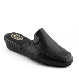 Dames Pantoffel Zwart Buffel Zool Trentino