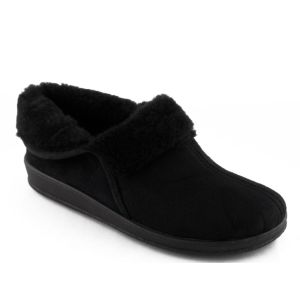 Dames Pantoffel Zwart Warm Comfort