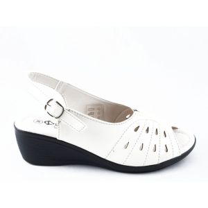 Dames Sandaal Beige Softcontrol