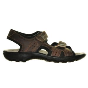 Donkerbruine Herensandalen Leder Jomos