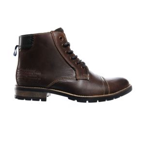 Donkerbruine Leder Bottines