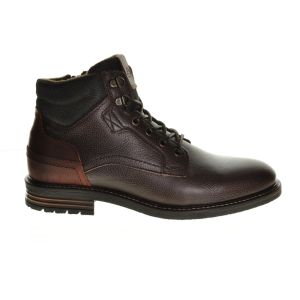 Donkerbruine Lederen Herenbottines Bullboxer