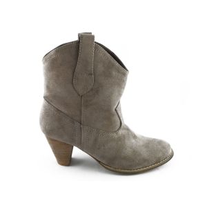 Enkellaars Beige Houthak Nature Breeze