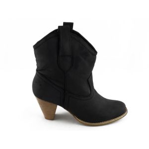 Enkellaars Zwart Nature Breeze