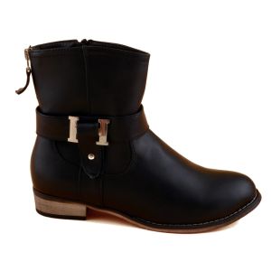 Enkellaarzen Zwart Biker