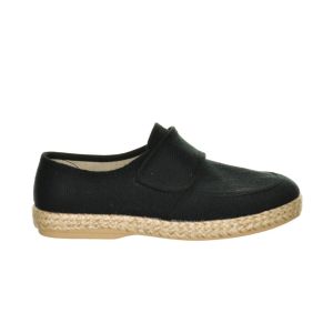 Espadrilles Heren Velcro Zwart