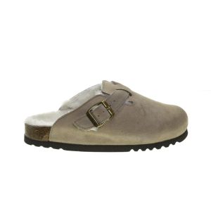 Fae Dark Beige Clogs Wol Scholl