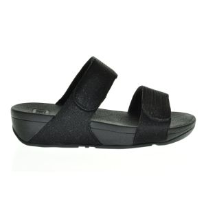 Fitflop Slipper Dubbel Velcro Zwart