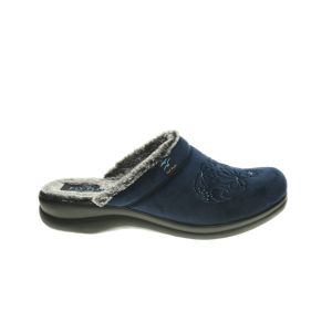 Fly Flot Pantoffel Blauw Voering