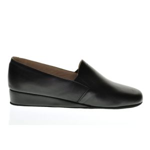 Gesloten Buffelpantoffels Leder Zwart