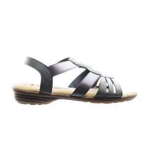 Grijze Comfortabele Sandaal Met Rekkers