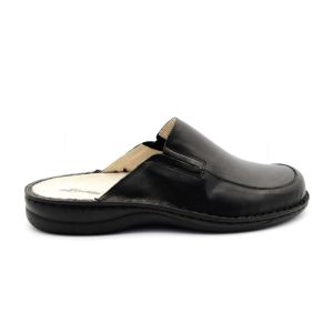 Herenmuil Leder Zwart