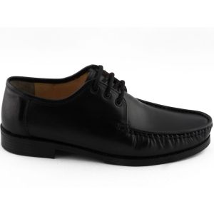 Herenschoen Zwart Klassiek Veter Travelmind