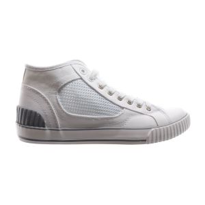 Hoge Witte Canvas Sneakers
