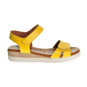 Hush Puppies Gele Sandalen Leder