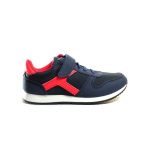 Jongens Sneaker Blauw Rood