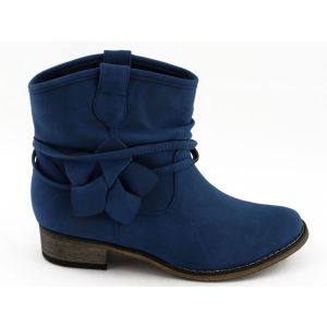 Kinderlaars Royaal Blauw Bloem Fabs