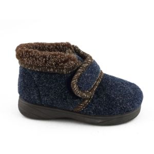 Kinderpantoffel Blauw Warm