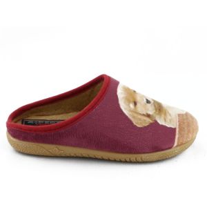 Kinderpantoffel Hond Rood