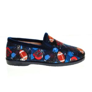 Kinderpantoffels Blauw Rugby