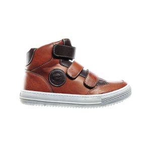 Kinderschoenen Cognac Velcro