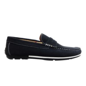 Loafer Blauw Leder