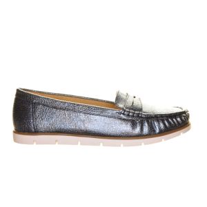 Mocassin Navy Leder Goedkoop