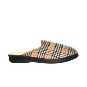Pantoffels Beige Carreaux Heren