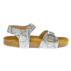 Plakton Lederen Meisjessanaal Slangenprintglitter