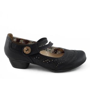 Pump Dames Comfort Zwart Supremo