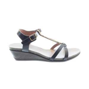 Sandalen Zwart Sleehak Elegant