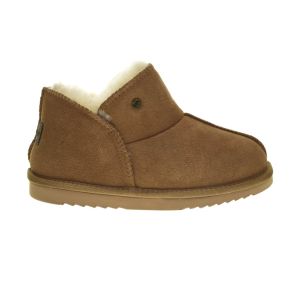 Schapenvacht Pantoffels Cognac Warmbat