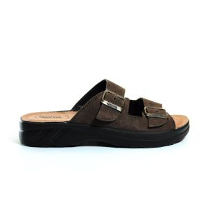 Slipper Heren Riemen Bruin