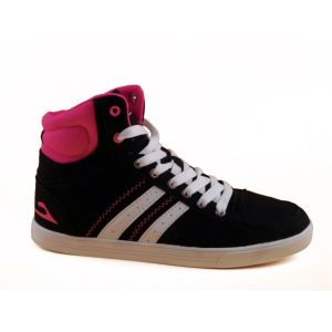 Sneaker Dames Zwart Fuxia
