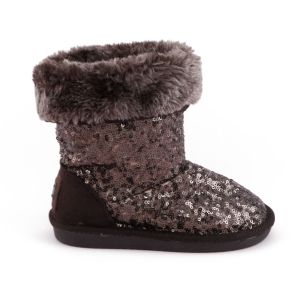 Sneeuwbotten Meisjes Glitter Bruin