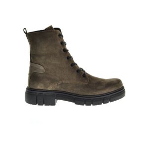 Taupe Bottines Dames Leder