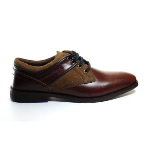 Veterschoenen Bruin Leder Modern
