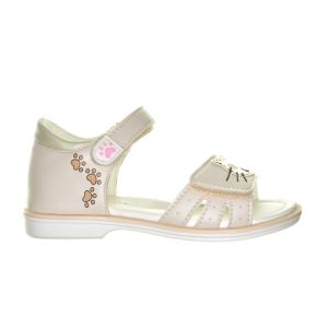 Witte Kindersandalen Velcro Kat