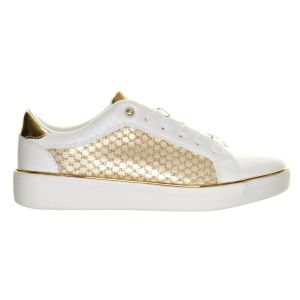 Witte Sneakers Goud Accent