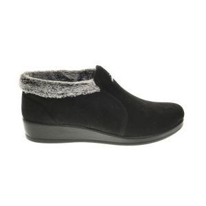 Zwart Gesloten Pantoffel Fly Flot