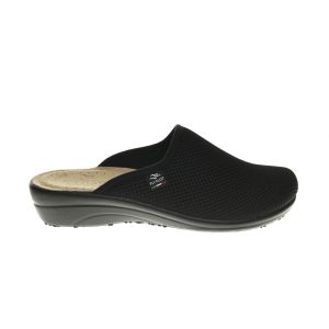 Zwart Pantoffel Gaatjes Fly Flot