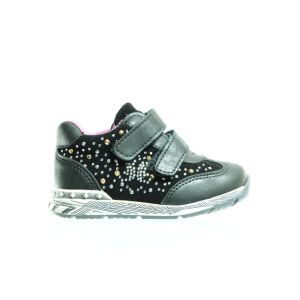 Zwarte Baby Sneaker Glitter