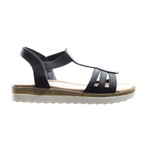 Zwarte Damessandaal Met Rekkers