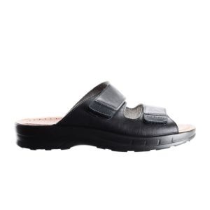 Zwarte Slipper 2 Velcro